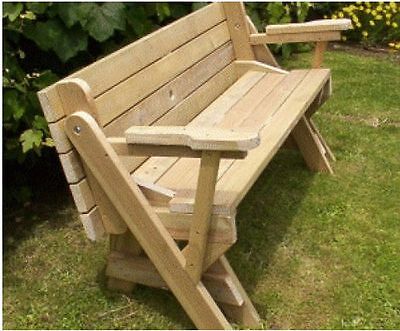 .99🌟plans emailed to you! folding bench into a picnic