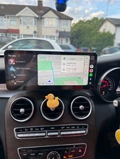 Mercedes C class W205 Screen Upgrade| Wireless Apple CarPlay & Android | Fitting