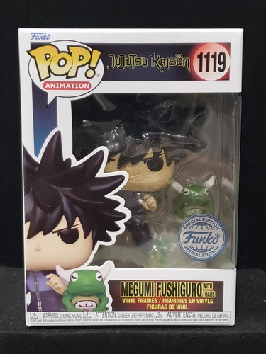 Funko Pop! Jujutsu Kaisen Megumi Fushiguro With Toads Special Edition Sticker