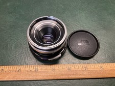 Vintage Carl Zeiss Tessar 2.8 / 50 Lens Zeiss Ikon w/ Cap