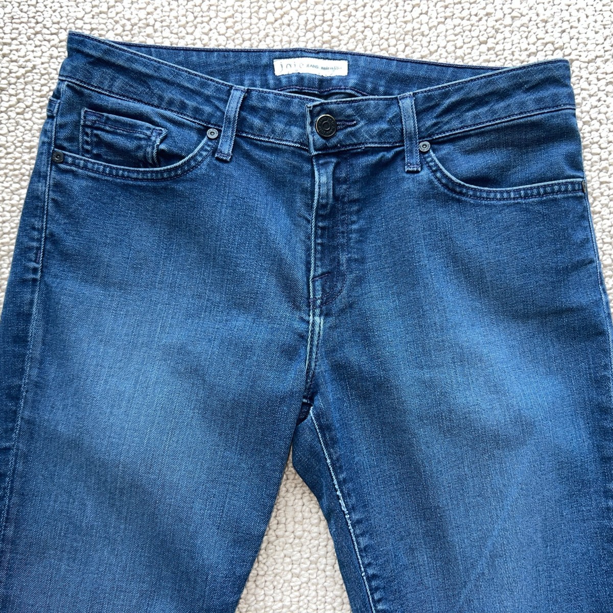 EUC Womens Joie Jeans USA Mid Rise Skinny Blue Slate Stretch Size 29 View 2