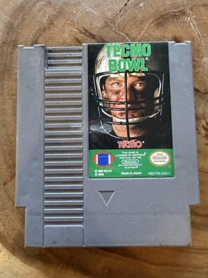 Tecmo Bowl Nintendo NES Game Cartridge 1989 Football Made In Japan Retro