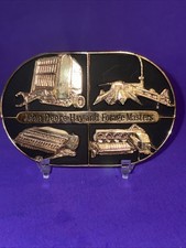 John Deere Hay  Forage Masters 1985 Belt Buckle Moline, IL