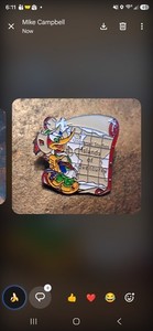 Universal Studios 1999 Woody Woodpecker Pin Pinback Islands of Adventure Vintage