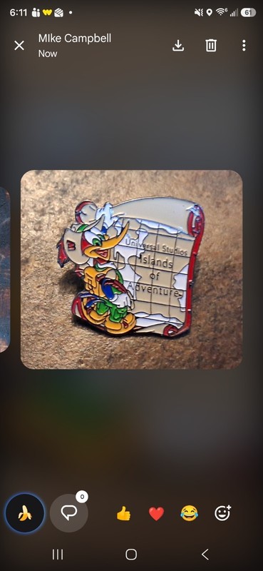 Universal Studios 1999 Woody Woodpecker Pin Pinback Islands of Adventure Vintage