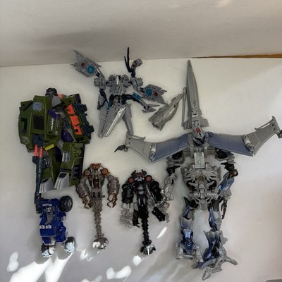 Transformers Lot Of 6 Megatron Decepticon Scorponok Soundwave Wheelie