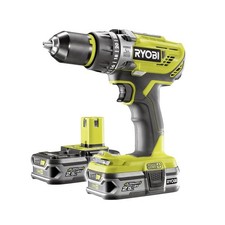 RYOBI Pack Perceuse-visseuse a percussion + 2 Batteries - 2,5Ah - 50 Nm