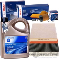 BOSCH FILTERSET+GM 5W30 ÖL passend für OPEL INSIGNIA A CDTI 110-195 PS