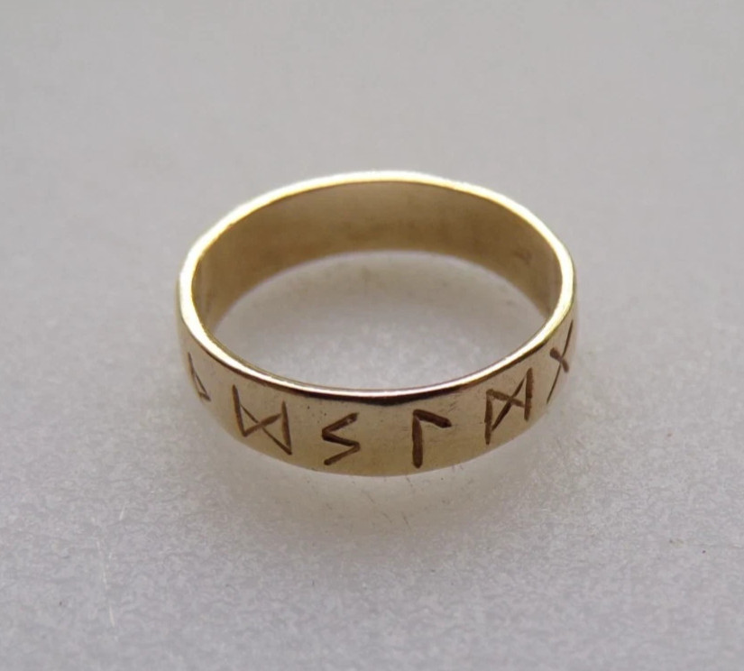 SOLID GOLD RING  - MARKED & TESTED Custom Handmad… - image 1