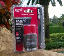 Milwaukee 48-11-2425 M12 2.5 Ah Battery Pack REDLITHIUM 12 Volt 2025