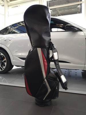 Audi black cart bag golf carry caddy bag rare japan Unused | eBay