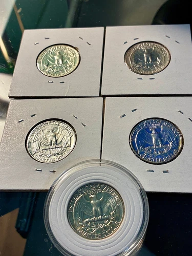 Gem Proof 1959, 1960 ,1961, 1962 ,1964   Washington Silver Quarters