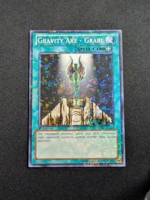 Yugioh - Gravity Axe - Grarl BP02-EN143 1st Mosaic Rare LP