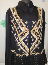 WESTERN PLEASURE SHOW SHIRT VEST JACKET HORSEMANSHIP HORSE HOBBY L