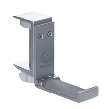 Under Desk Headphone Hanger, Foldable Aluminum Headset Hook for Clean Desk Se...