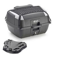 Givi Bauletto B45+ Mit Montageplatte FüR Honda CB 500 F 2013 2014 2015 Schwarz