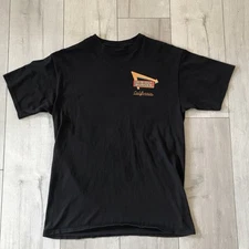 In-N-Out Burger T-Shirt M Classic Black Vintage Cars Sunset California In & Out