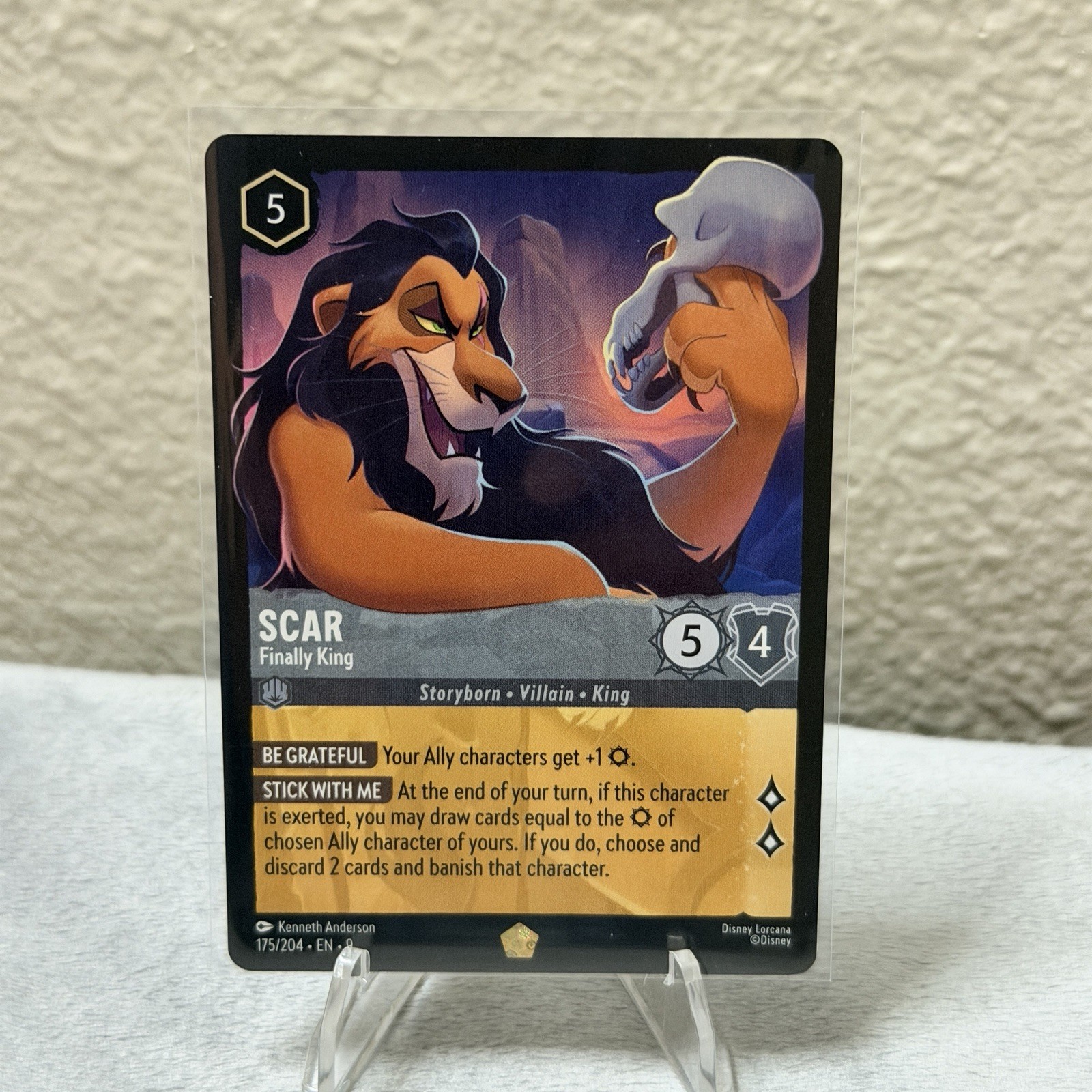 Scar - Finally King Fabled 175/204 NM Lorcana Card