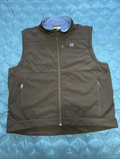 Cinch Men's 3XL Concealed Carry Vest, Lined, Full Zip