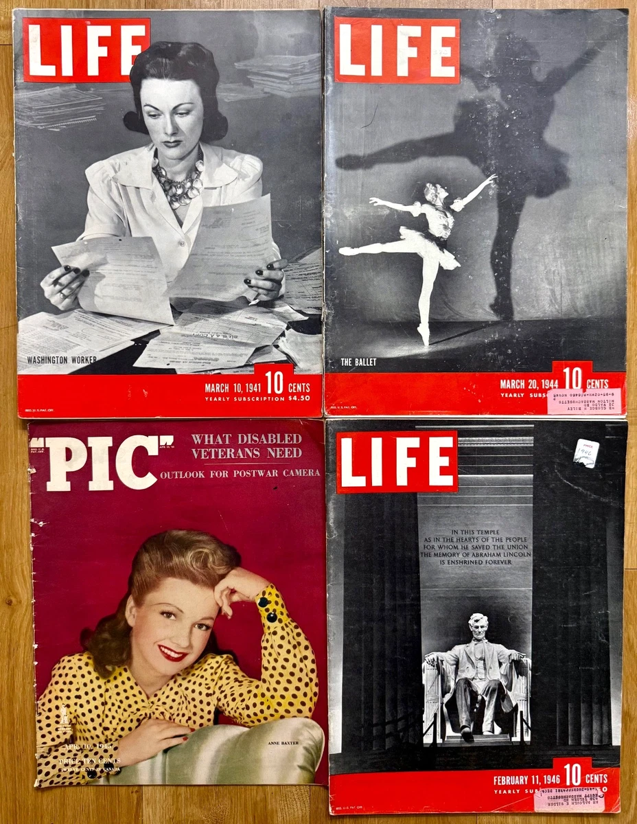 LIFE 雑誌切り抜き 11枚 1941〜1986年 Life Magazine 1941 for sale | eBay