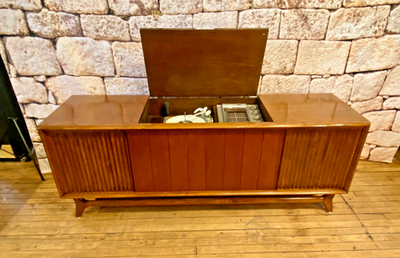 Mid Century Stereo Record Console Bluetooth by Packard Bell | eBay