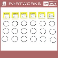 6X Kolbenringe FüR Porsche 964 3.6 Carrera 965 Turbo Kolbenringsatz Goetze