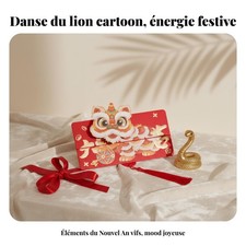 Pochette cadeau enfant pliable cartoon rouge