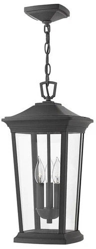 Hinkley Bromley 19 1/4" High Museum Black Outdoor Hanging Light - Picture 2 of 10