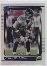 2021 Panini Donruss Optic Rated Rookie Holo Prizm Elijah Molden #300 19pj