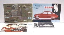 Saab 96 Automotive Catalog Lot Of 4 Car Brochures Printed In Sweden 1960s Saab 96 Automotive Catalog Lot Of 4 Car Brochures Printed In Sweden 1960s