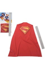 DC Comics, SUPERMAN Power Cape Set, Super Heroes Halloween Costume for Kids with