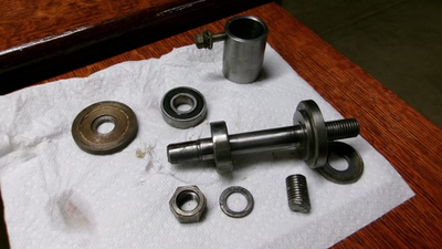 #ad WALKER TURNER 2120 8quot; TABLE SAW ARBOR SHAFT NUT WASHER 5 8 12 LH THREAD $45.00