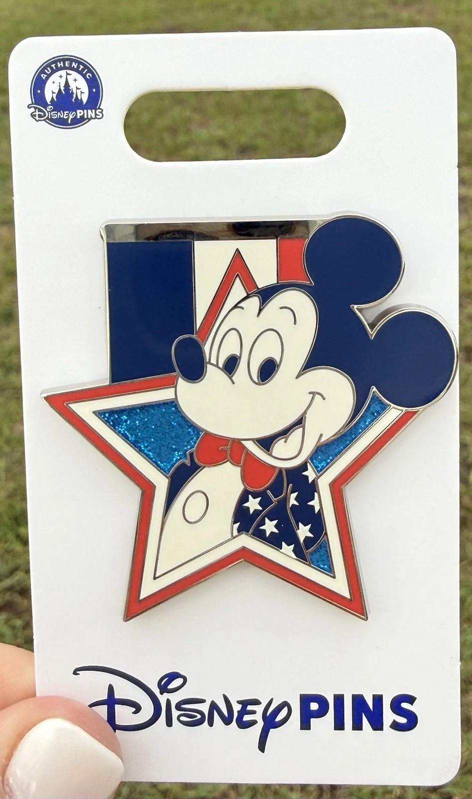 2026 Disney Parks Mickey Mouse Americana USA Star OE Pin