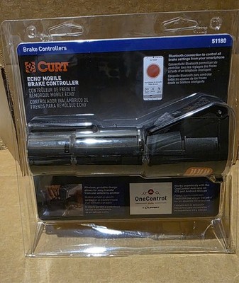 Curt Echo Mobil Trailer Brake Controller, Bluetooth, Smartphone Control, 51180