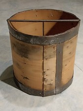  antico Staio per misurare il grano Attrezzatura Rurale Cm. 25 X 25 Come Foto 