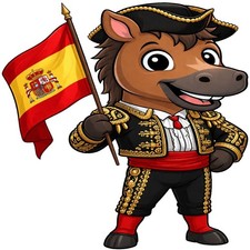 30 Custom Spanish Horse Personalized Address Labels