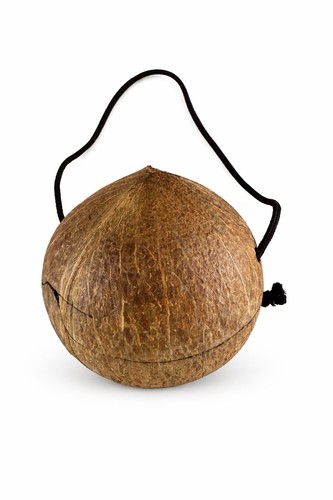 Handmade Coconut Shell Bag Purse Island Boho Tropical Artisan