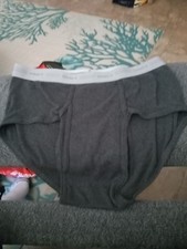 6 Pairs Large Vintage New Hanes Men's Comfort Flex Briefs. No Package.