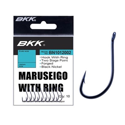 BKK Maruseigo-R Diamond Haken Angelhaken Zander Einzelhaken Hook Gr. 2/0 bis #10
