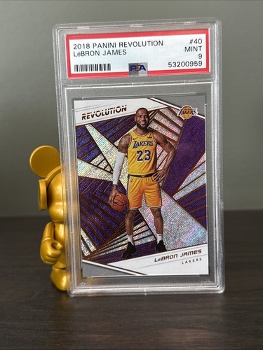 2018 Panini Revolution LEBRON JAMES Lakers #40 Mint PSA 9