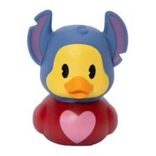 3 Inch Stitch Rubber Duck Bath Toy Valentine Day Collectible Fun For Kids