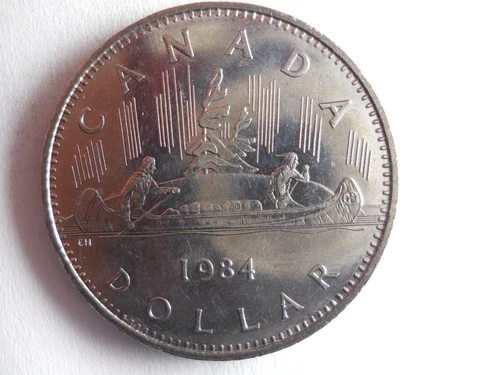 1984 CANADA DOLLAR - AU Coin - Lot #B6