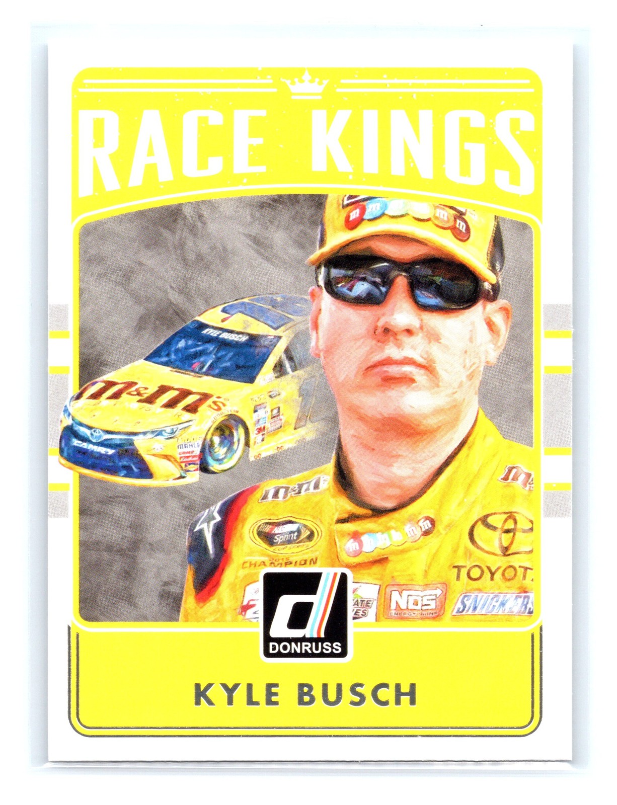 2017 Panini Donruss Racing #2 Kyle Busch Race Kings Joe Gibbs Racing