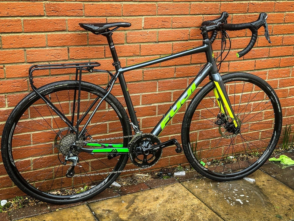 Fuji Sportif 1,5 56cm Medium Large Scheibenbremsen Shimano Tiagra 2x10 Gepäckträger hinten! - Bild 3 von 4