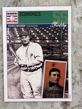 2005 National Baseball Hall Of Fame Education Program Honus Wagner Economics