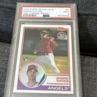 2018 Topps Baseball Silver Pack Shohei Ohtani 1983 Chrome Promo PSA 9 Mint