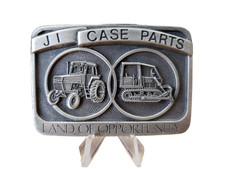 Vintage 850C Dozer Case International Tractor Pewter Belt Buckle SpecCast 1986