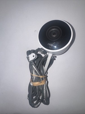 Google Nest Cam Indoor (1. Gen) Smarte Überwachungskamera - getestet & funktionsfähig