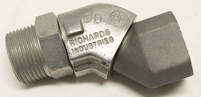 Richards Connector Richards Industries Swivel Connector for Flammable Liquids P/N 1-MX1-F ...