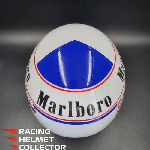 Alain Prost 1985 Signed F1 Helmet McLaren Display Tribute 1:1 Scale AS-01680 - Picture 10 of 24